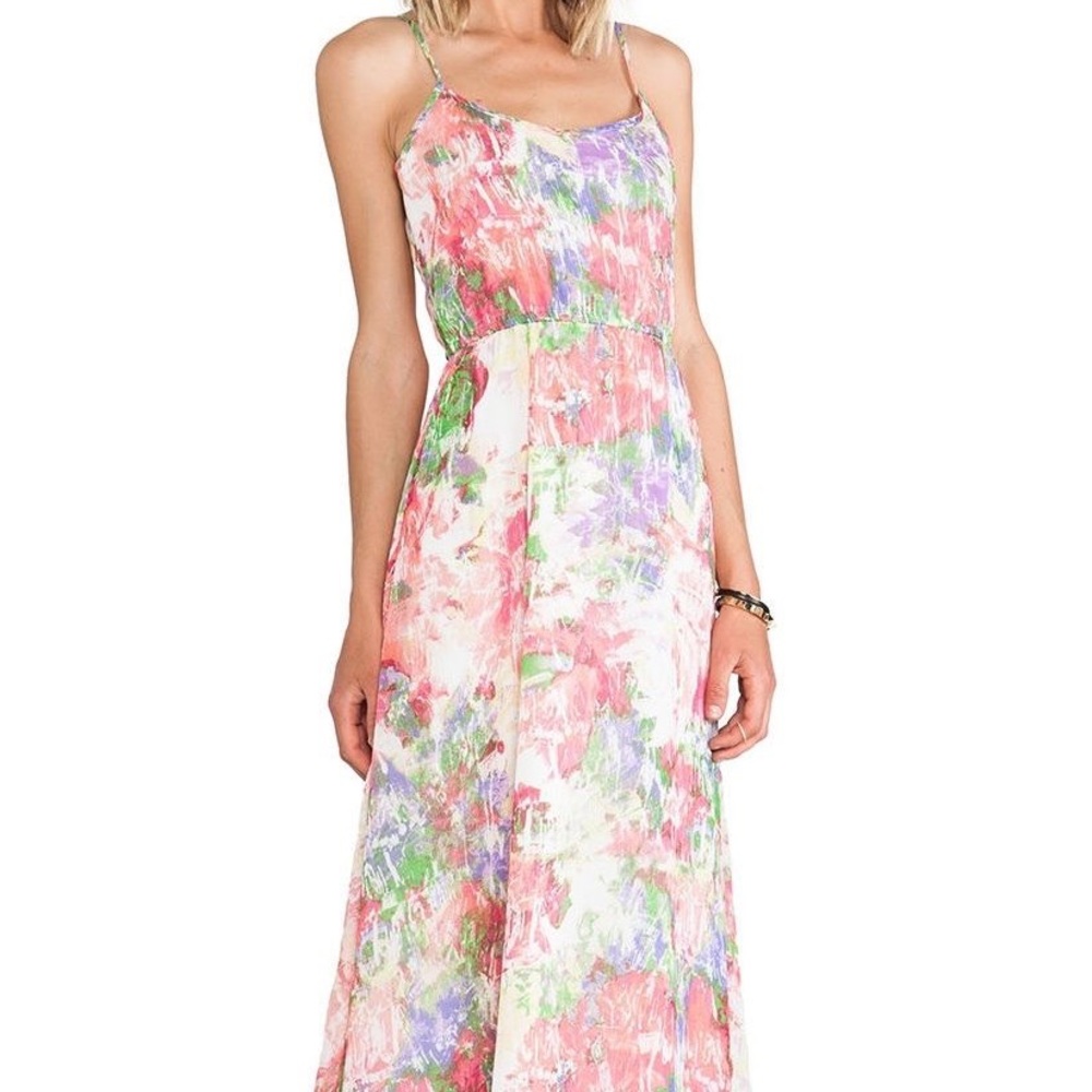Jack BB Dakota Floral Chiffon Maxi
